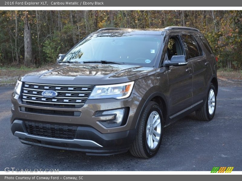 Caribou Metallic / Ebony Black 2016 Ford Explorer XLT