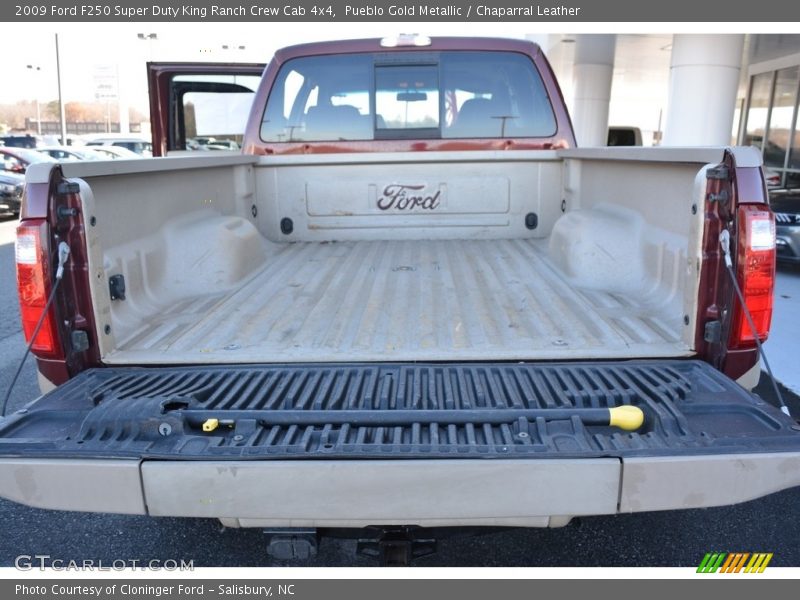 Pueblo Gold Metallic / Chaparral Leather 2009 Ford F250 Super Duty King Ranch Crew Cab 4x4