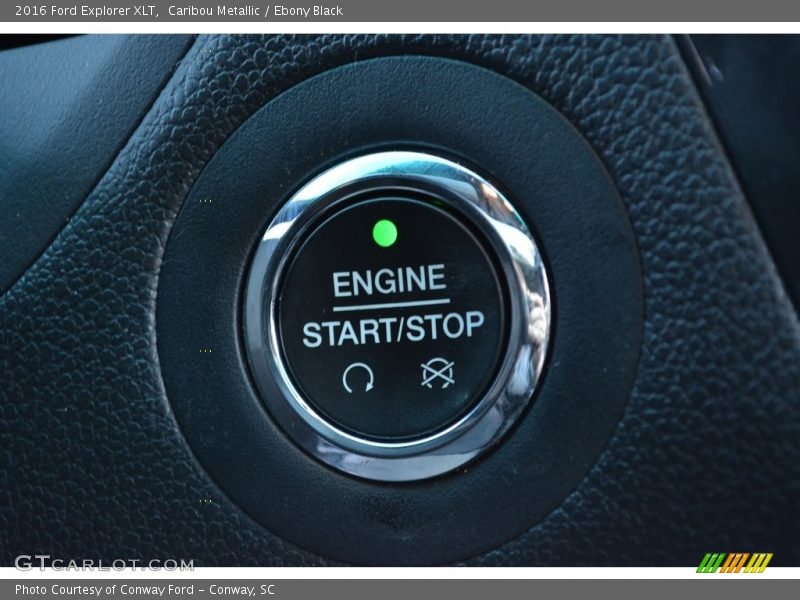 Caribou Metallic / Ebony Black 2016 Ford Explorer XLT