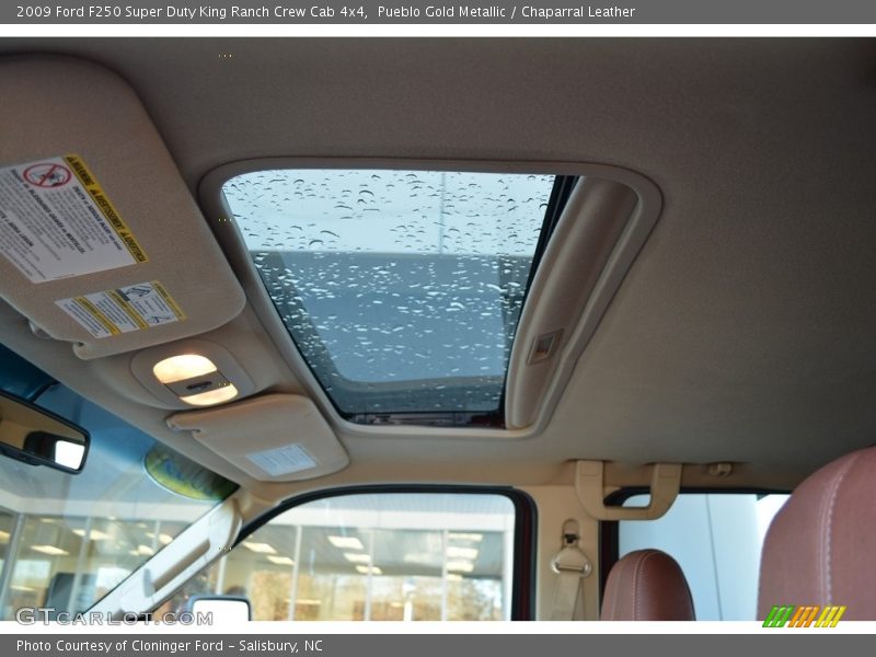 Pueblo Gold Metallic / Chaparral Leather 2009 Ford F250 Super Duty King Ranch Crew Cab 4x4
