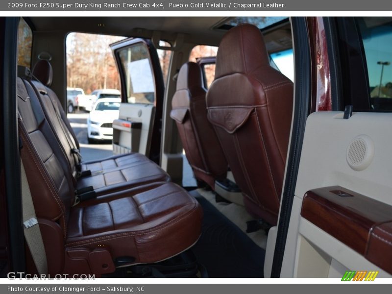 Pueblo Gold Metallic / Chaparral Leather 2009 Ford F250 Super Duty King Ranch Crew Cab 4x4