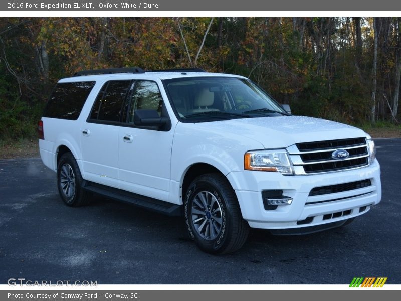 Oxford White / Dune 2016 Ford Expedition EL XLT