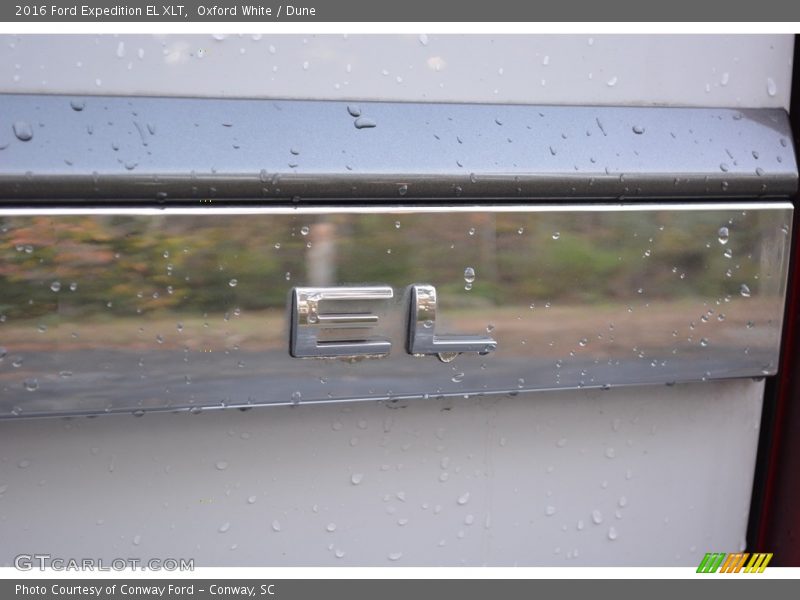 Oxford White / Dune 2016 Ford Expedition EL XLT