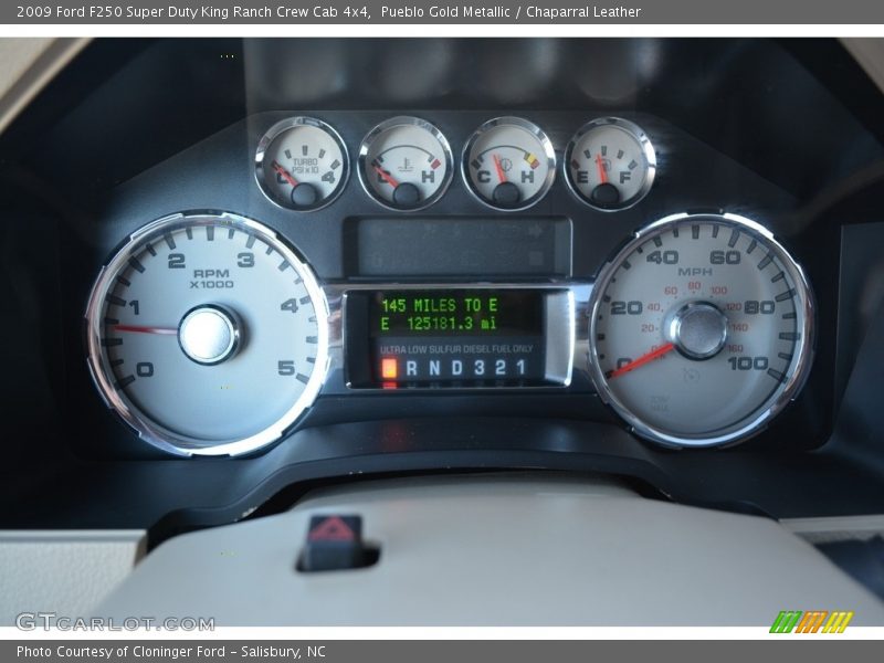 Pueblo Gold Metallic / Chaparral Leather 2009 Ford F250 Super Duty King Ranch Crew Cab 4x4