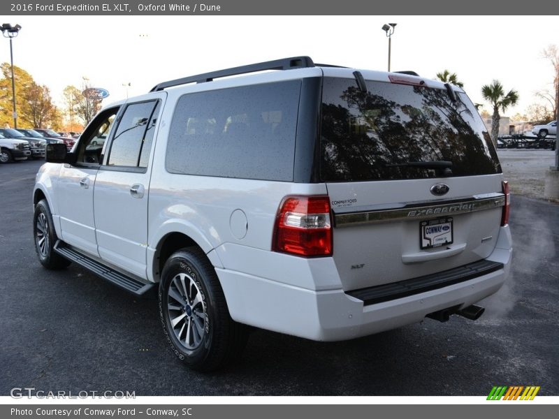 Oxford White / Dune 2016 Ford Expedition EL XLT