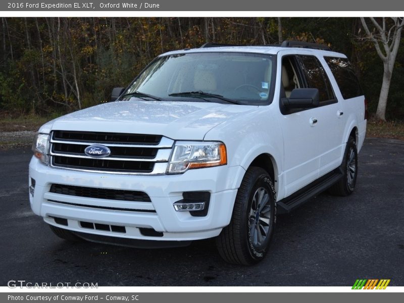 Oxford White / Dune 2016 Ford Expedition EL XLT