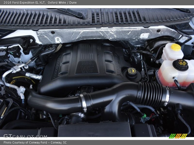 Oxford White / Dune 2016 Ford Expedition EL XLT
