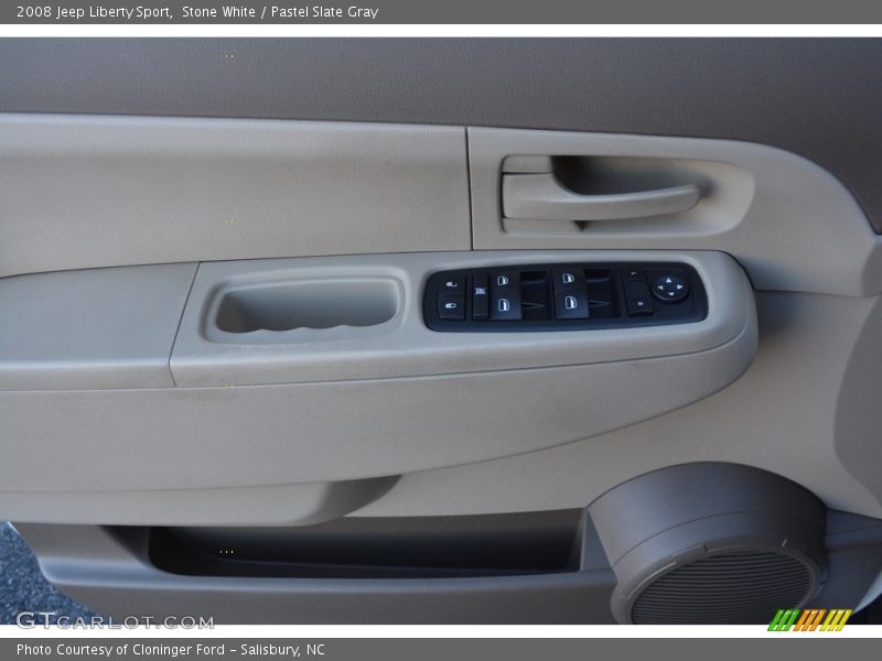 Stone White / Pastel Slate Gray 2008 Jeep Liberty Sport