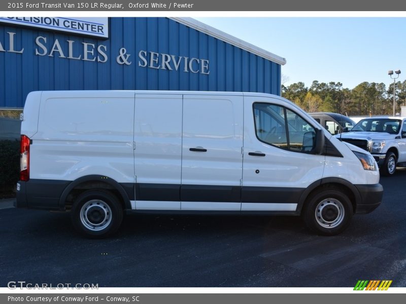 Oxford White / Pewter 2015 Ford Transit Van 150 LR Regular