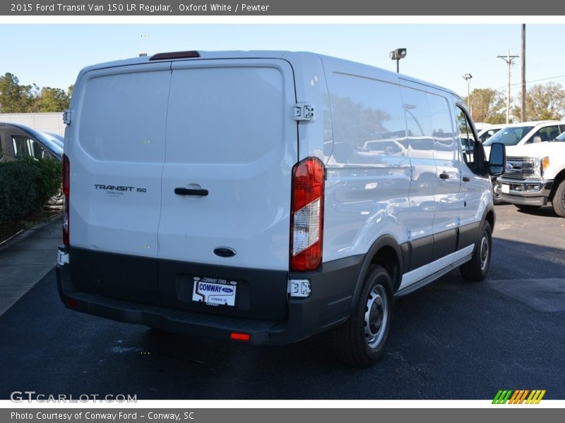 Oxford White / Pewter 2015 Ford Transit Van 150 LR Regular