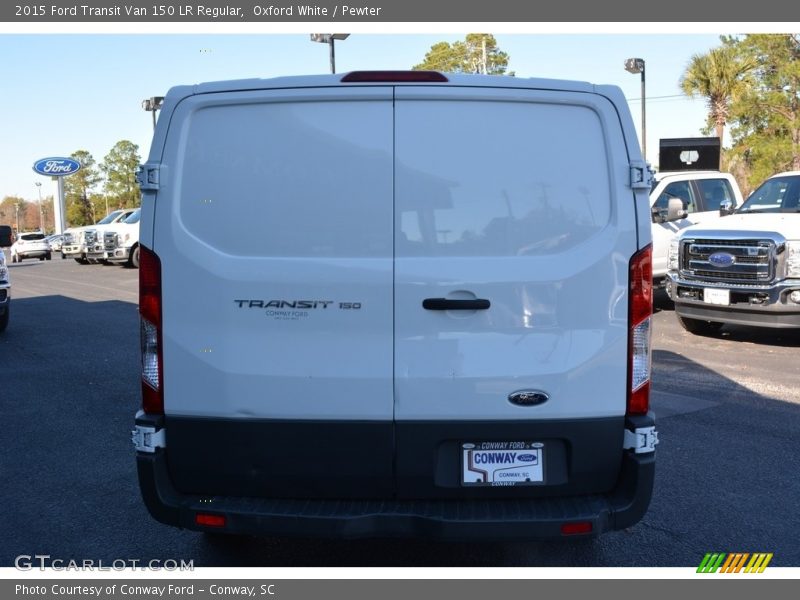 Oxford White / Pewter 2015 Ford Transit Van 150 LR Regular
