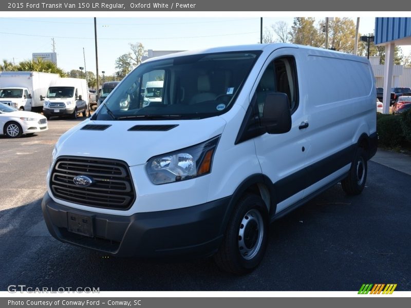 Oxford White / Pewter 2015 Ford Transit Van 150 LR Regular