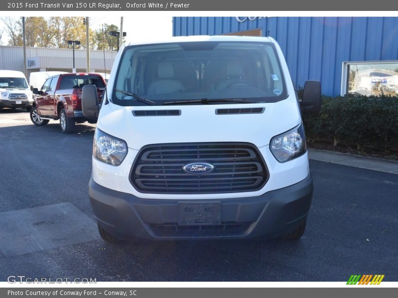 Oxford White / Pewter 2015 Ford Transit Van 150 LR Regular