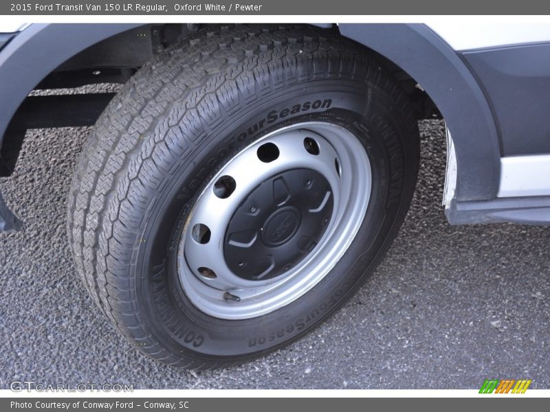 Oxford White / Pewter 2015 Ford Transit Van 150 LR Regular