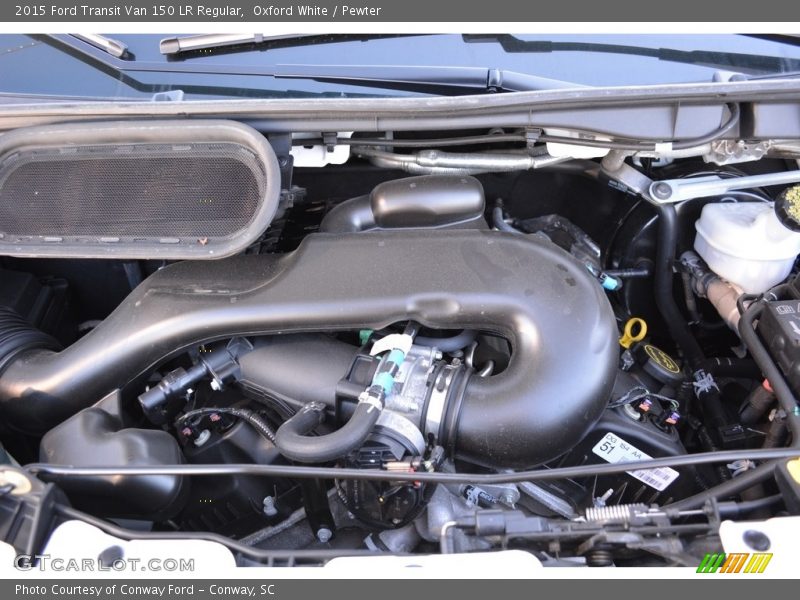 Oxford White / Pewter 2015 Ford Transit Van 150 LR Regular