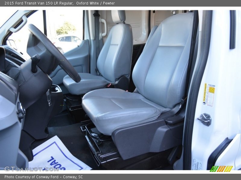 Oxford White / Pewter 2015 Ford Transit Van 150 LR Regular