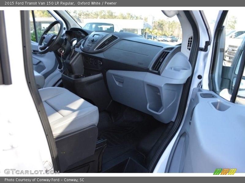 Oxford White / Pewter 2015 Ford Transit Van 150 LR Regular