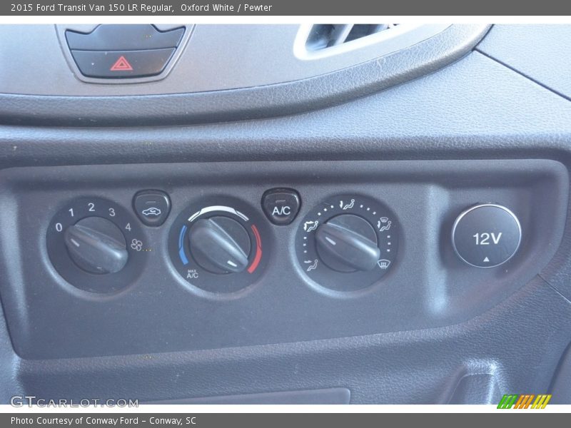 Oxford White / Pewter 2015 Ford Transit Van 150 LR Regular
