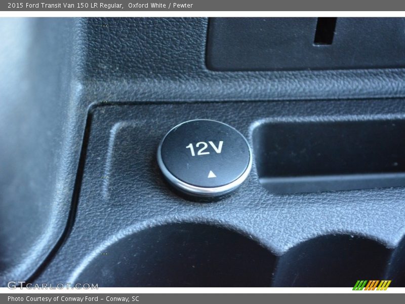Oxford White / Pewter 2015 Ford Transit Van 150 LR Regular