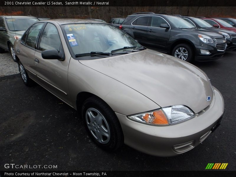 Sandrift Metallic / Neutral 2001 Chevrolet Cavalier LS Sedan