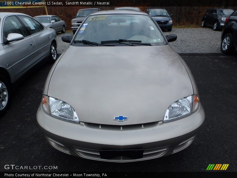 Sandrift Metallic / Neutral 2001 Chevrolet Cavalier LS Sedan