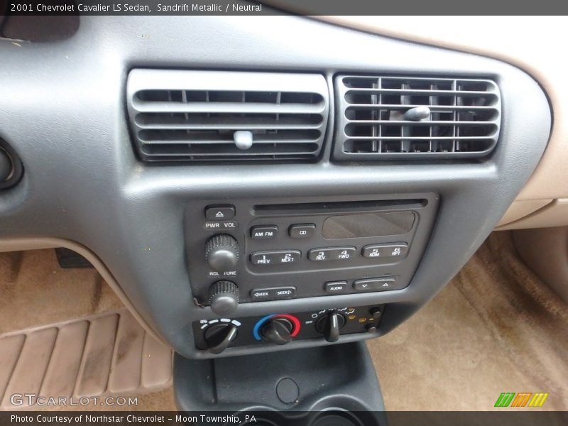 Sandrift Metallic / Neutral 2001 Chevrolet Cavalier LS Sedan