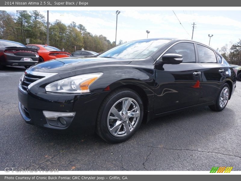 Super Black / Beige 2014 Nissan Altima 2.5 SL