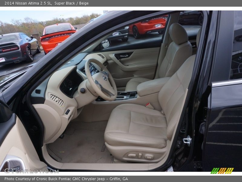 Super Black / Beige 2014 Nissan Altima 2.5 SL