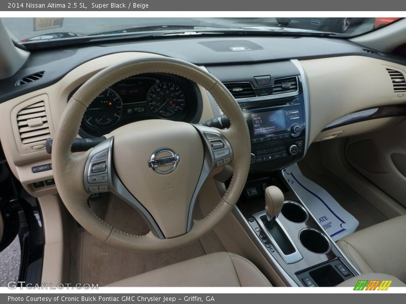Super Black / Beige 2014 Nissan Altima 2.5 SL