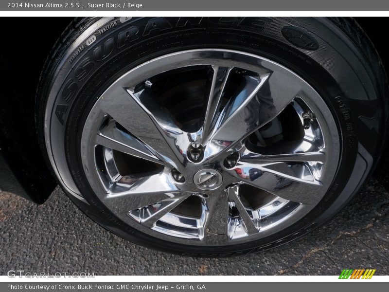 Super Black / Beige 2014 Nissan Altima 2.5 SL