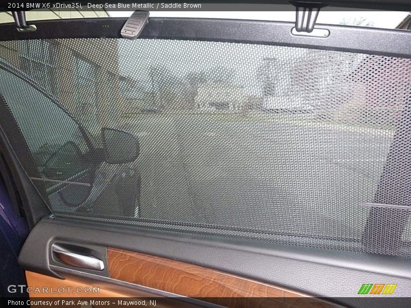 Deep Sea Blue Metallic / Saddle Brown 2014 BMW X6 xDrive35i