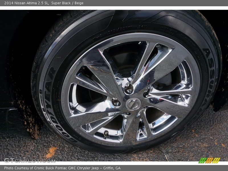 Super Black / Beige 2014 Nissan Altima 2.5 SL