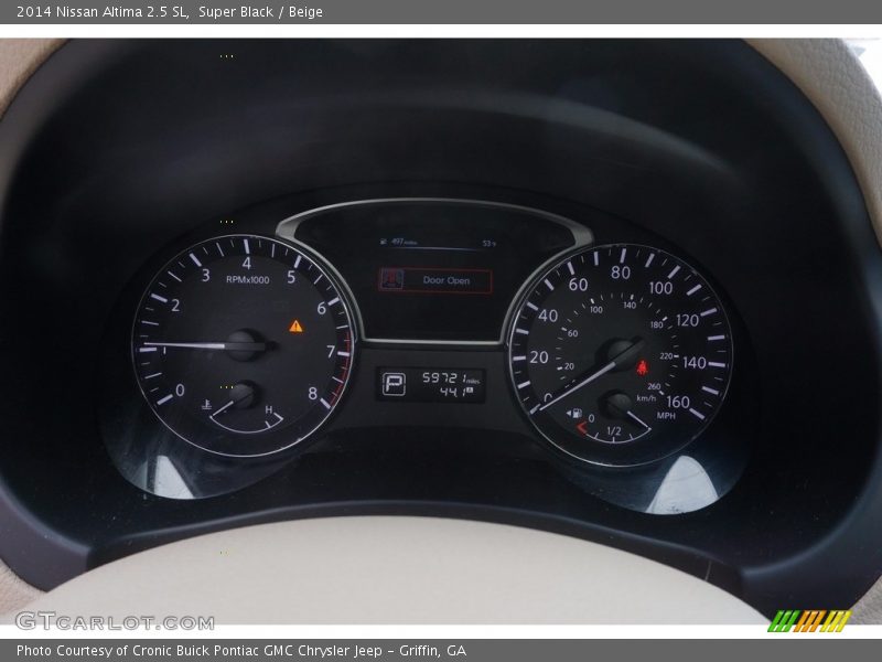 Super Black / Beige 2014 Nissan Altima 2.5 SL