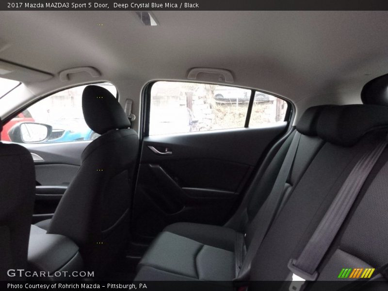 Deep Crystal Blue Mica / Black 2017 Mazda MAZDA3 Sport 5 Door