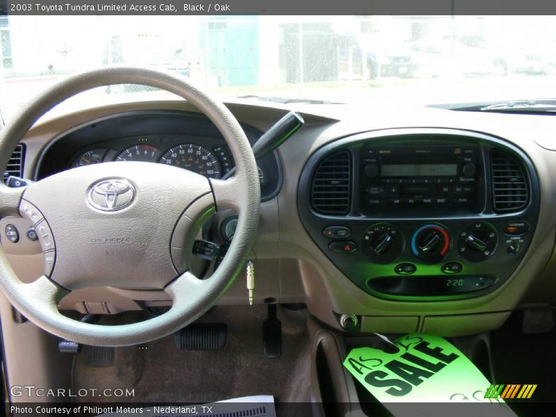 Black / Oak 2003 Toyota Tundra Limited Access Cab