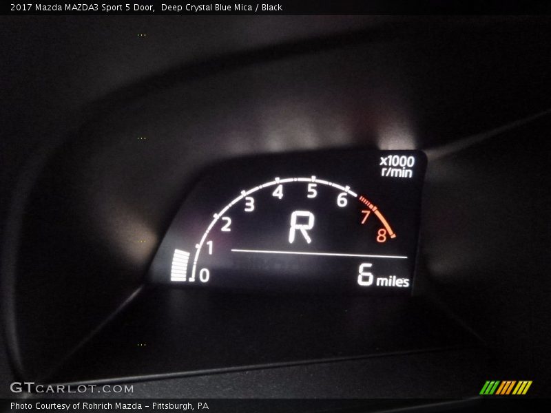 Deep Crystal Blue Mica / Black 2017 Mazda MAZDA3 Sport 5 Door