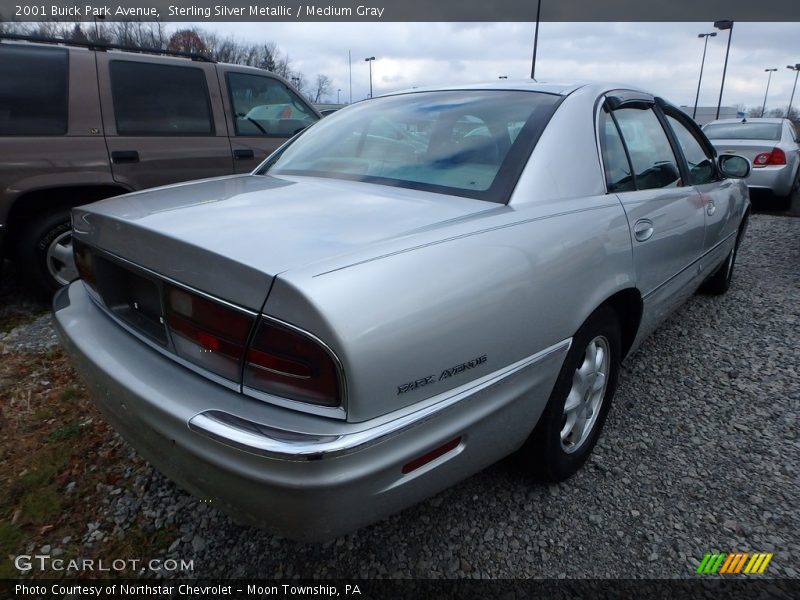 Sterling Silver Metallic / Medium Gray 2001 Buick Park Avenue