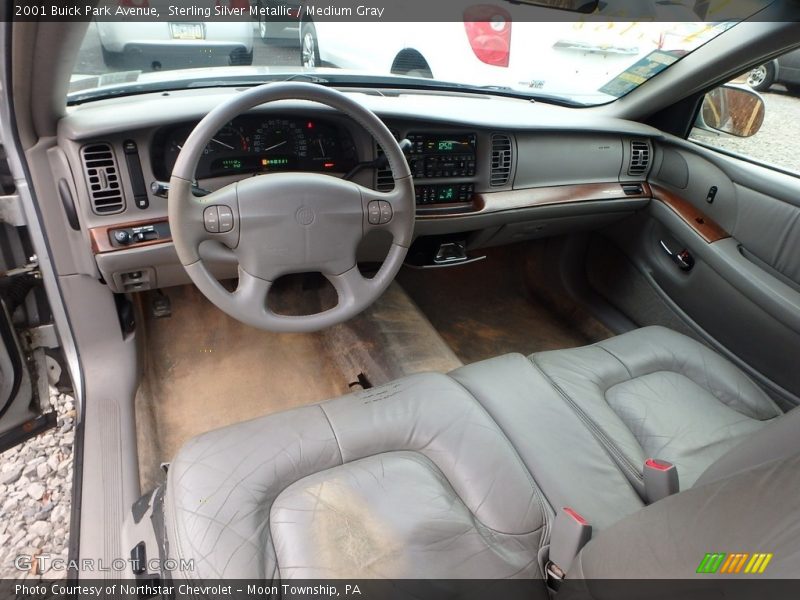 Sterling Silver Metallic / Medium Gray 2001 Buick Park Avenue