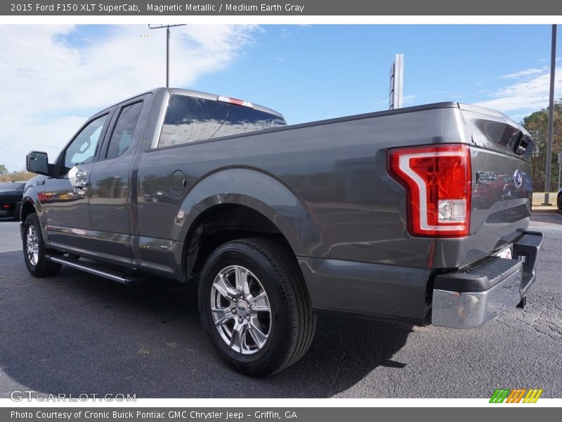 Magnetic Metallic / Medium Earth Gray 2015 Ford F150 XLT SuperCab