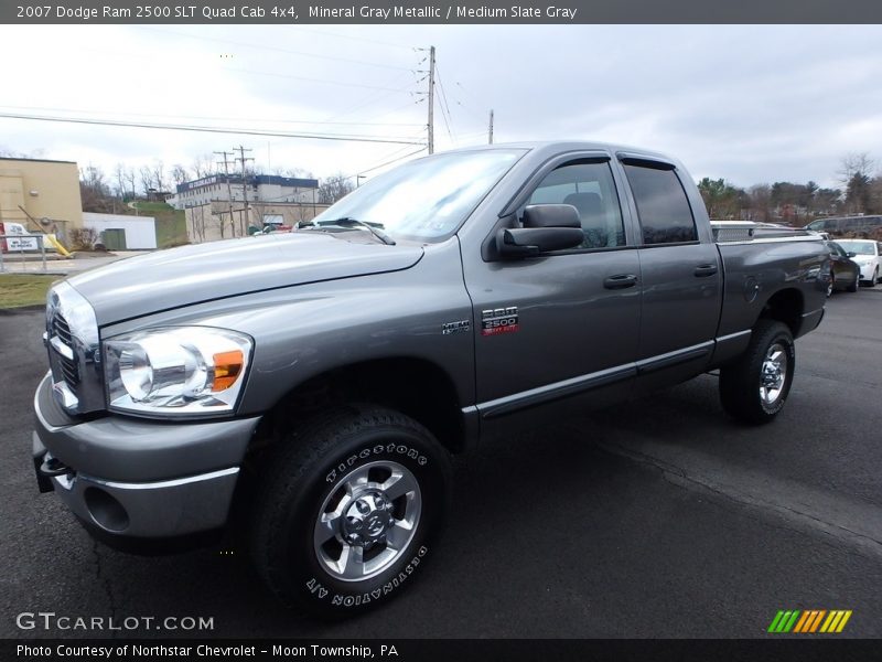 Mineral Gray Metallic / Medium Slate Gray 2007 Dodge Ram 2500 SLT Quad Cab 4x4