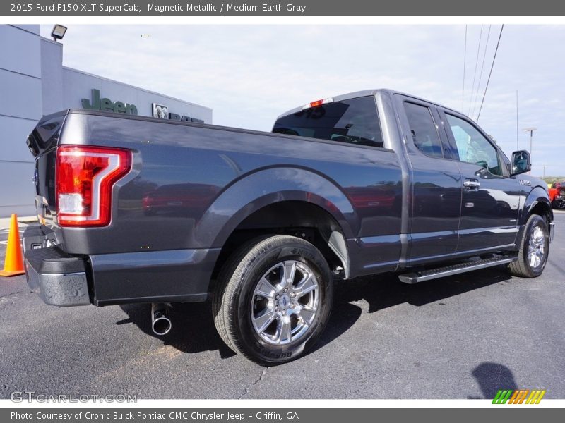 Magnetic Metallic / Medium Earth Gray 2015 Ford F150 XLT SuperCab