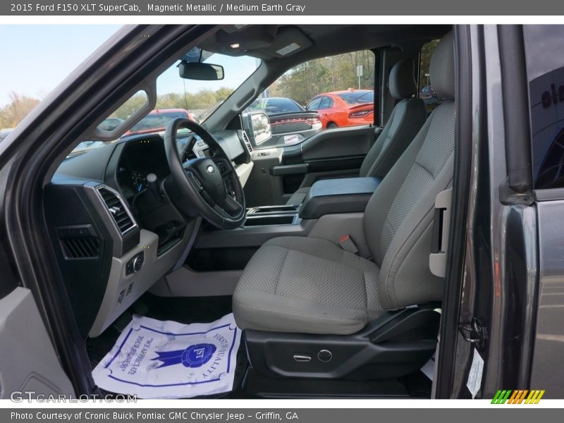 Magnetic Metallic / Medium Earth Gray 2015 Ford F150 XLT SuperCab