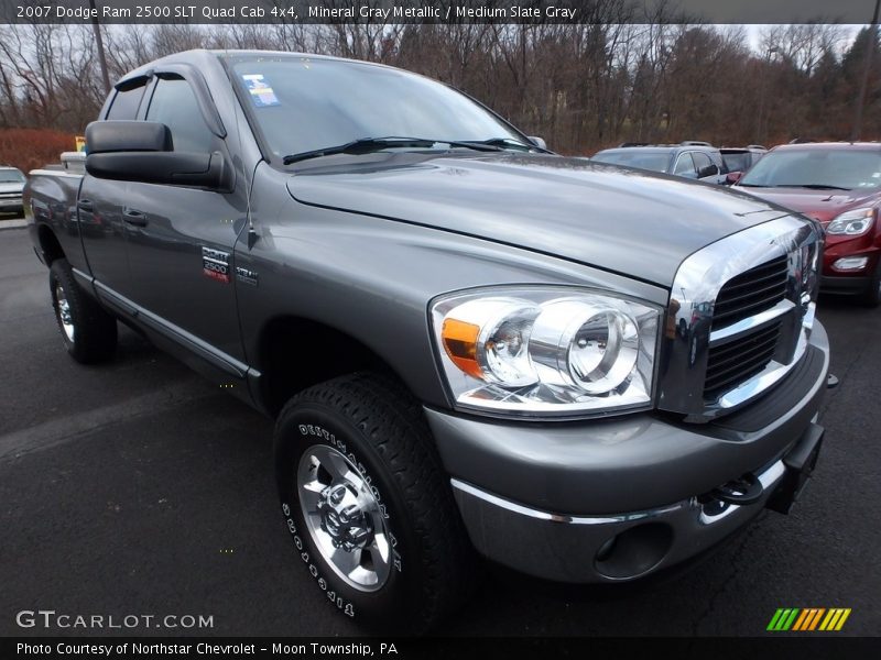 Mineral Gray Metallic / Medium Slate Gray 2007 Dodge Ram 2500 SLT Quad Cab 4x4