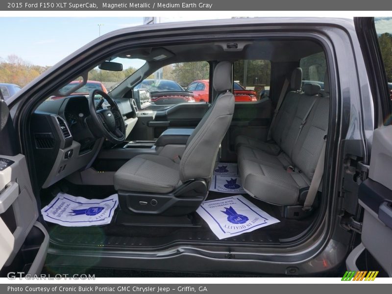 Magnetic Metallic / Medium Earth Gray 2015 Ford F150 XLT SuperCab
