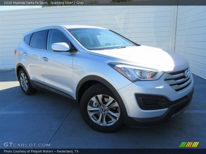Sparkling Silver / Gray 2016 Hyundai Santa Fe Sport