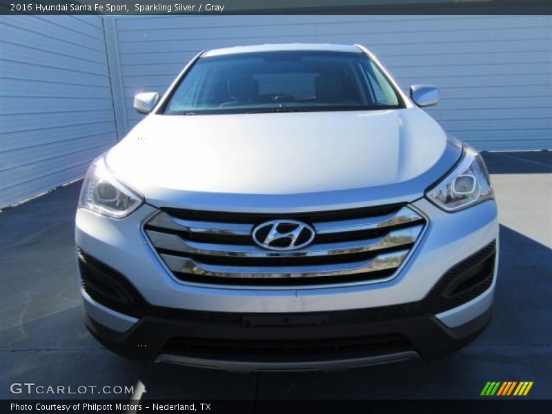 Sparkling Silver / Gray 2016 Hyundai Santa Fe Sport