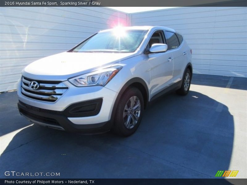 Sparkling Silver / Gray 2016 Hyundai Santa Fe Sport