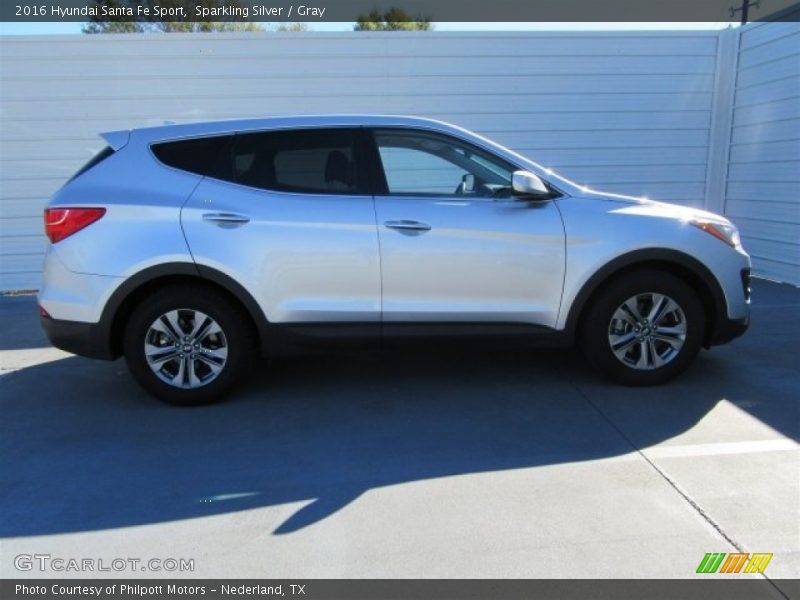 Sparkling Silver / Gray 2016 Hyundai Santa Fe Sport