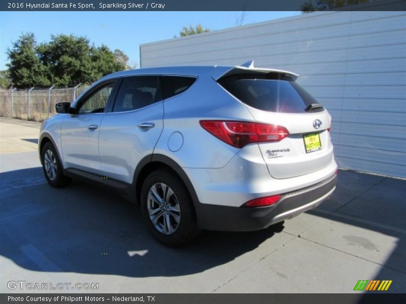 Sparkling Silver / Gray 2016 Hyundai Santa Fe Sport