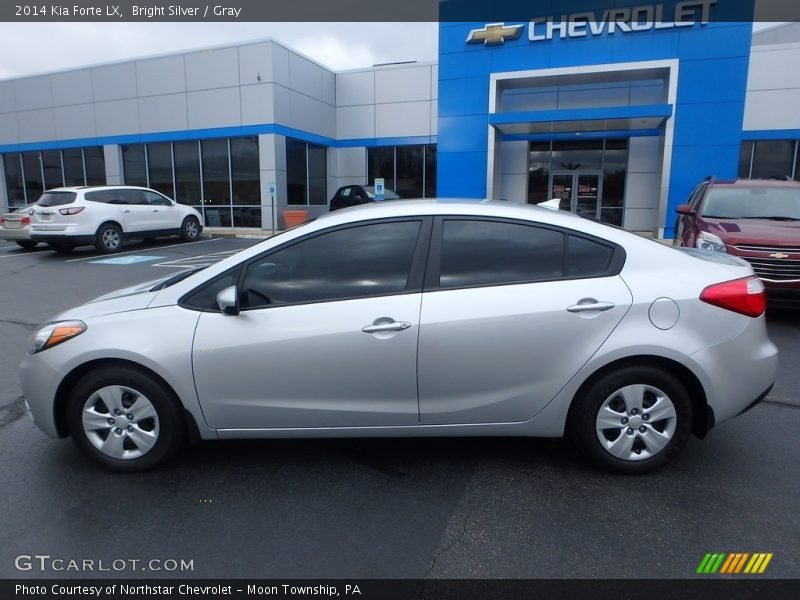 Bright Silver / Gray 2014 Kia Forte LX